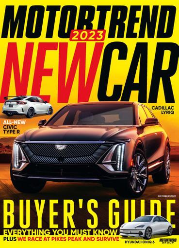 Motor Trend Magazine October 1st, 2022 Issue Cover