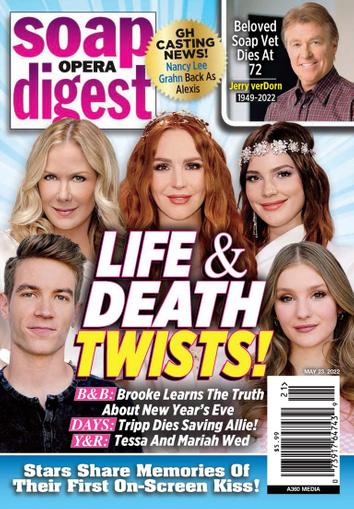 Soap Opera Digest Magazine May 23rd, 2022 Issue Cover