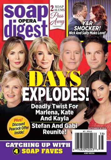 Soap Opera Digest Magazine September 19th, 2022 Issue Cover