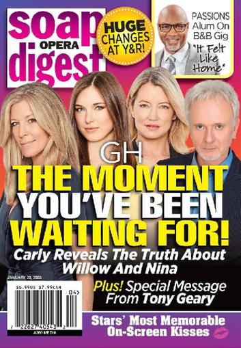 Soap Opera Digest Magazine January 23rd, 2023 Issue Cover