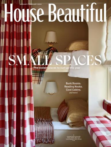 House Beautiful Magazine January 1st, 2024 Issue Cover