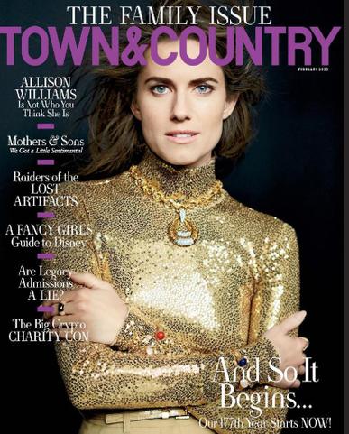 Town & Country Magazine February 1st, 2023 Issue Cover