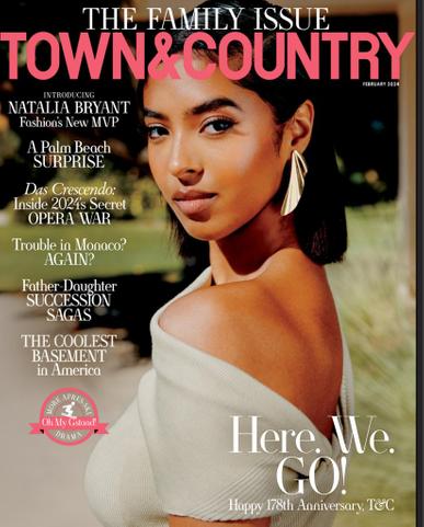 Town & Country Magazine February 1st, 2024 Issue Cover