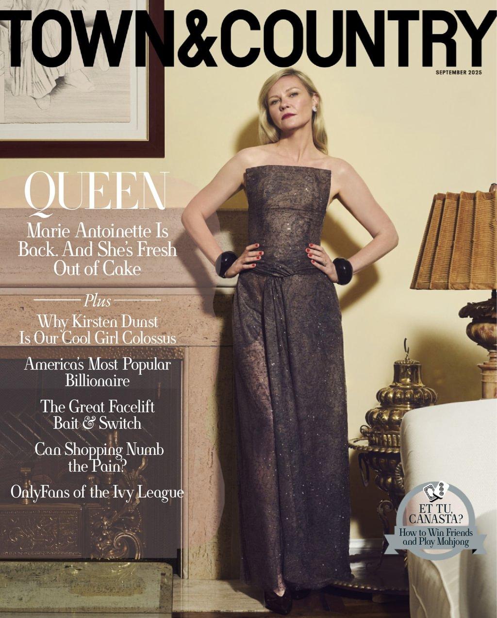 Town & Country Magazine Subscription                    September 1st, 2025 Issue