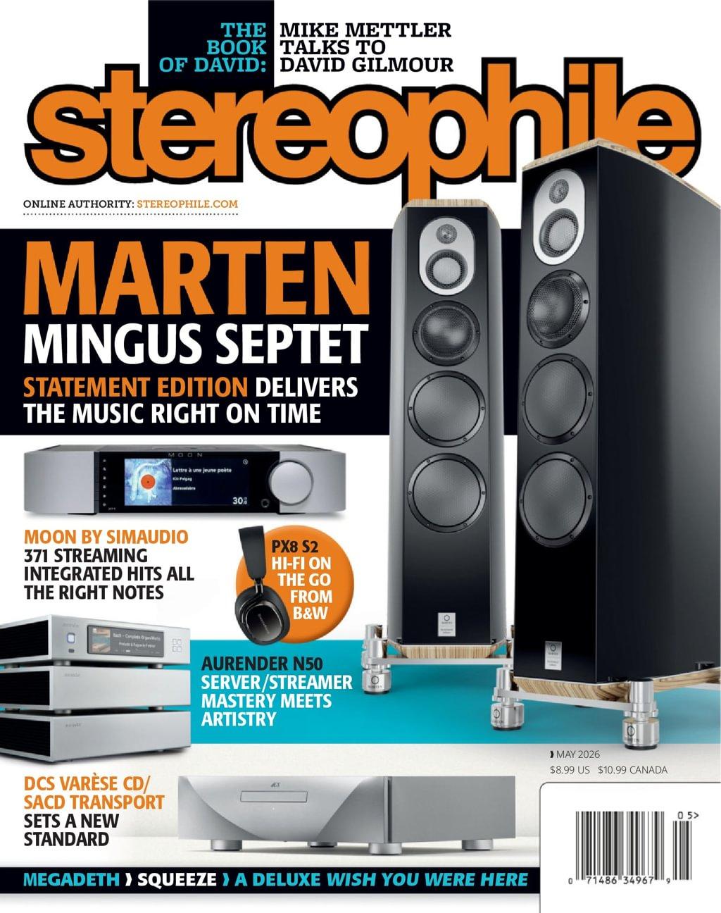 Stereophile Magazine May 1st, 2026 Issue Cover