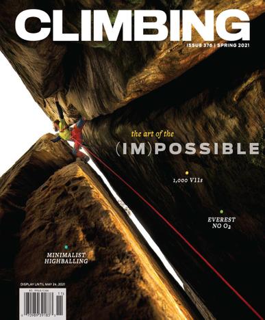 Climbing Magazine February 9th, 2021 Issue Cover