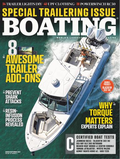 Boating Magazine August 1st, 2022 Issue Cover