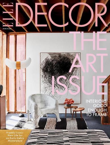 Elle Decor Magazine March 1st, 2023 Issue Cover