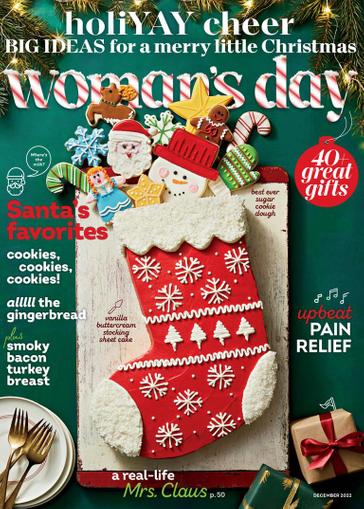 Woman's Day Magazine December 1st, 2022 Issue Cover
