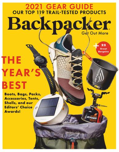 Backpacker Magazine March 1st, 2021 Issue Cover
