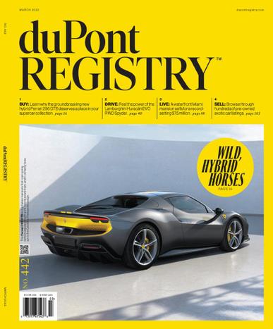 Dupont Registry Magazine March 1st, 2022 Issue Cover