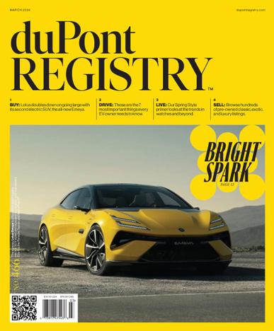 Dupont Registry Magazine March 1st, 2024 Issue Cover