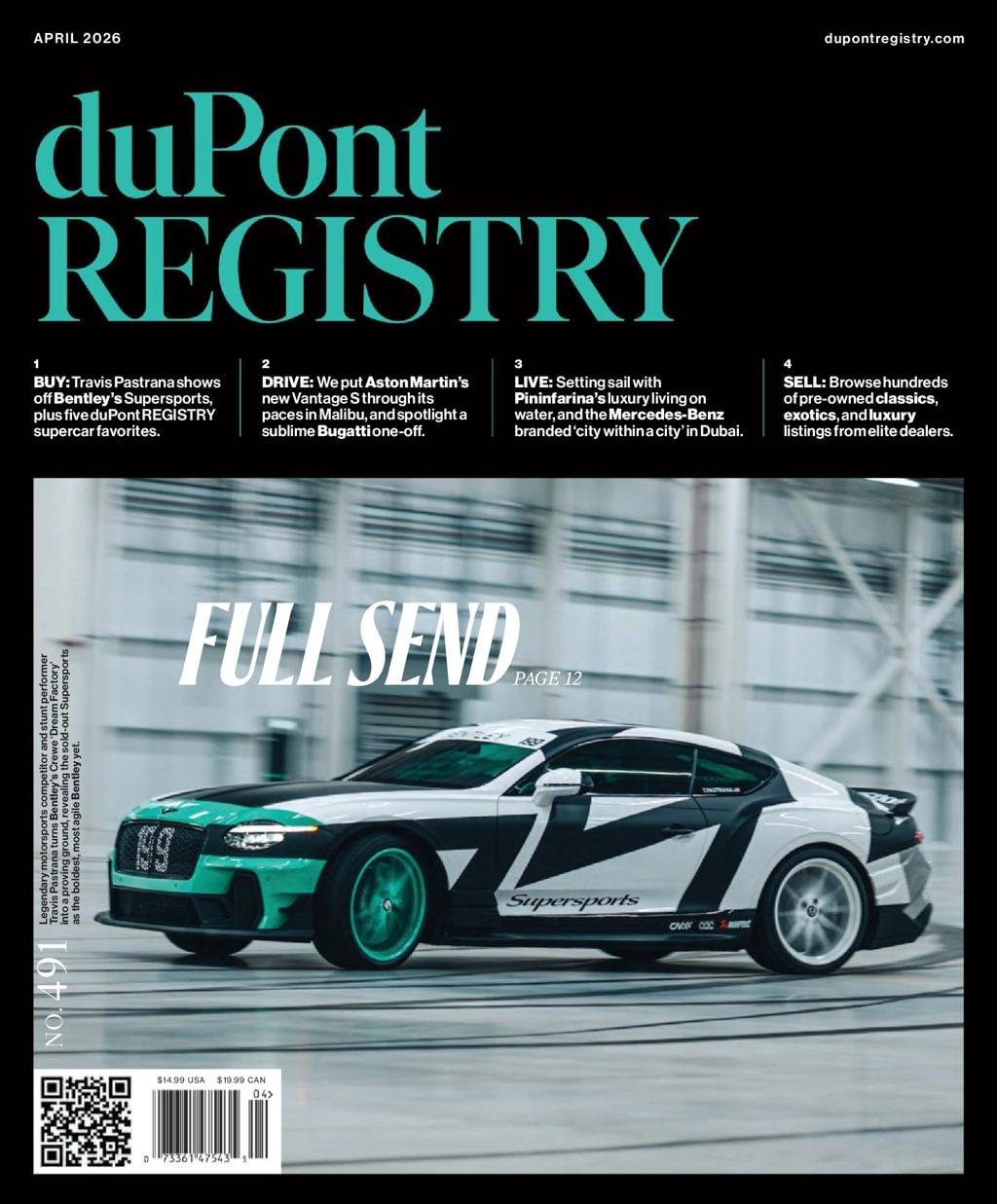 Dupont Registry Fine Automobiles Magazine March 17th, 2026 Issue Cover