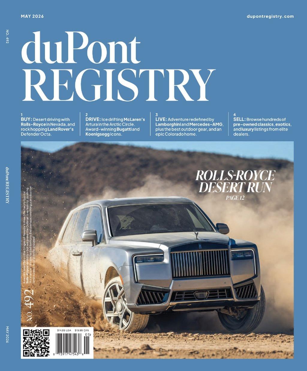 Dupont Registry Fine Automobiles Magazine Subscription                    May 1st, 2026 Issue