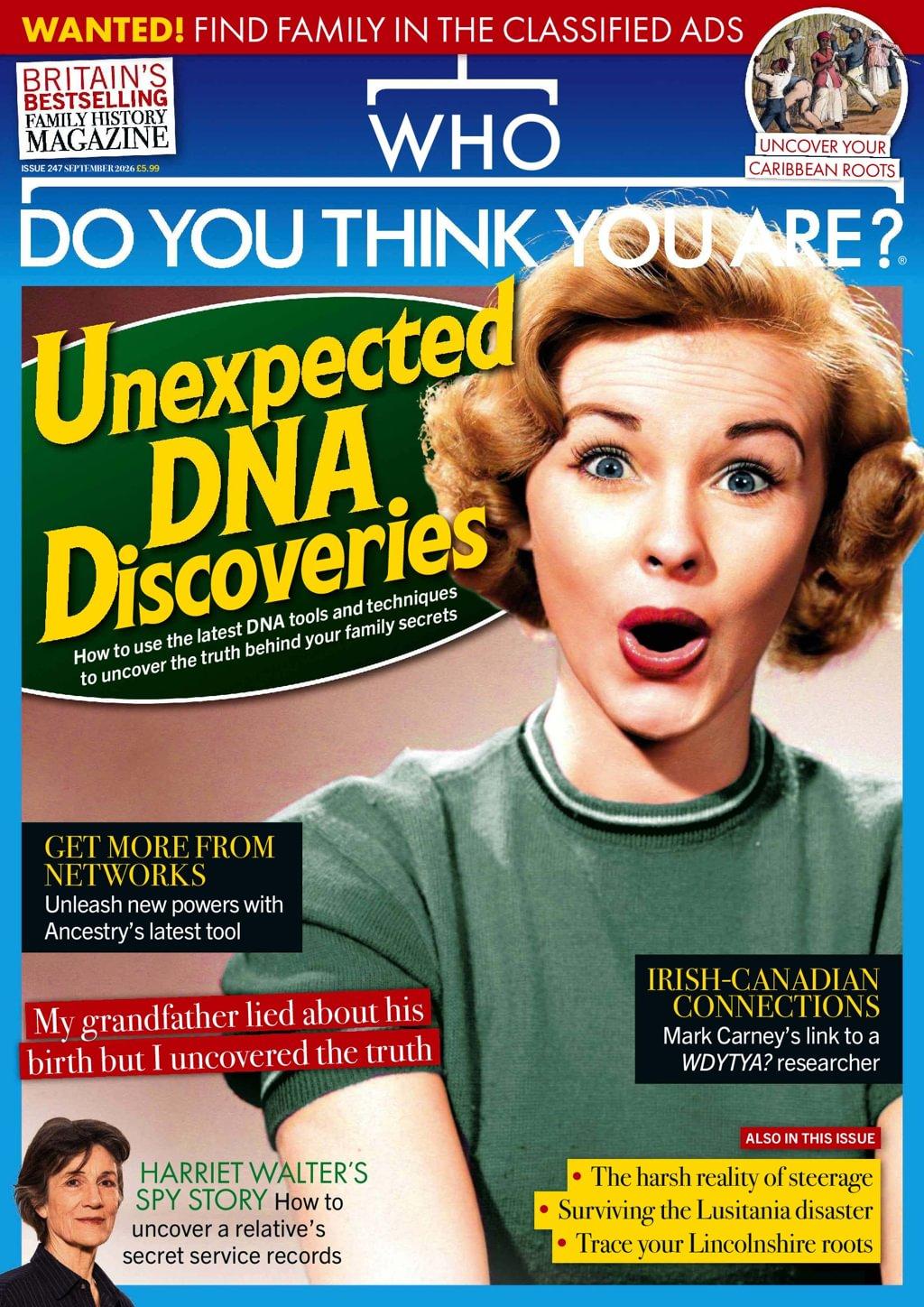 Who Do You Think You Are? Magazine September 1st, 2026 Issue Cover