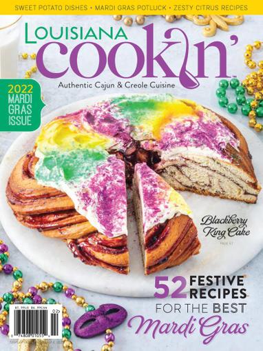 Louisiana Cookin Magazine January 1st, 2022 Issue Cover