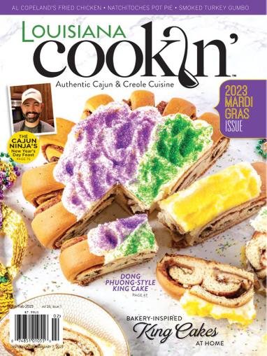 Louisiana Cookin Magazine January 1st, 2023 Issue Cover
