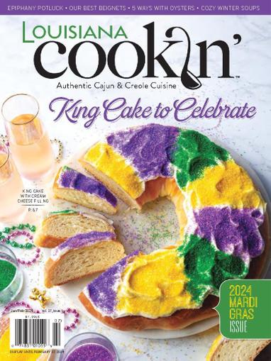 Louisiana Cookin Magazine January 1st, 2024 Issue Cover