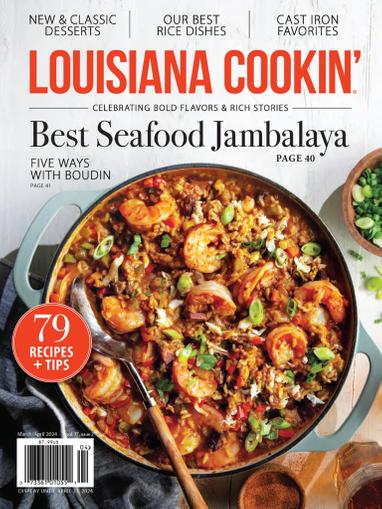 Louisiana Cookin Magazine March 1st, 2024 Issue Cover
