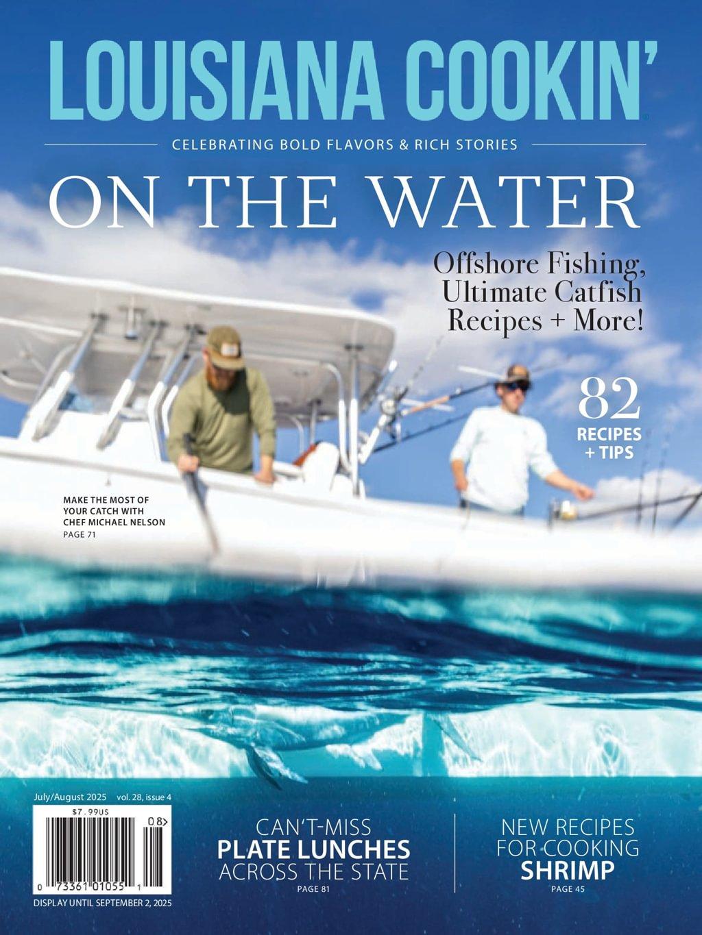 Louisiana Cookin Magazine July 1st, 2025 Issue Cover