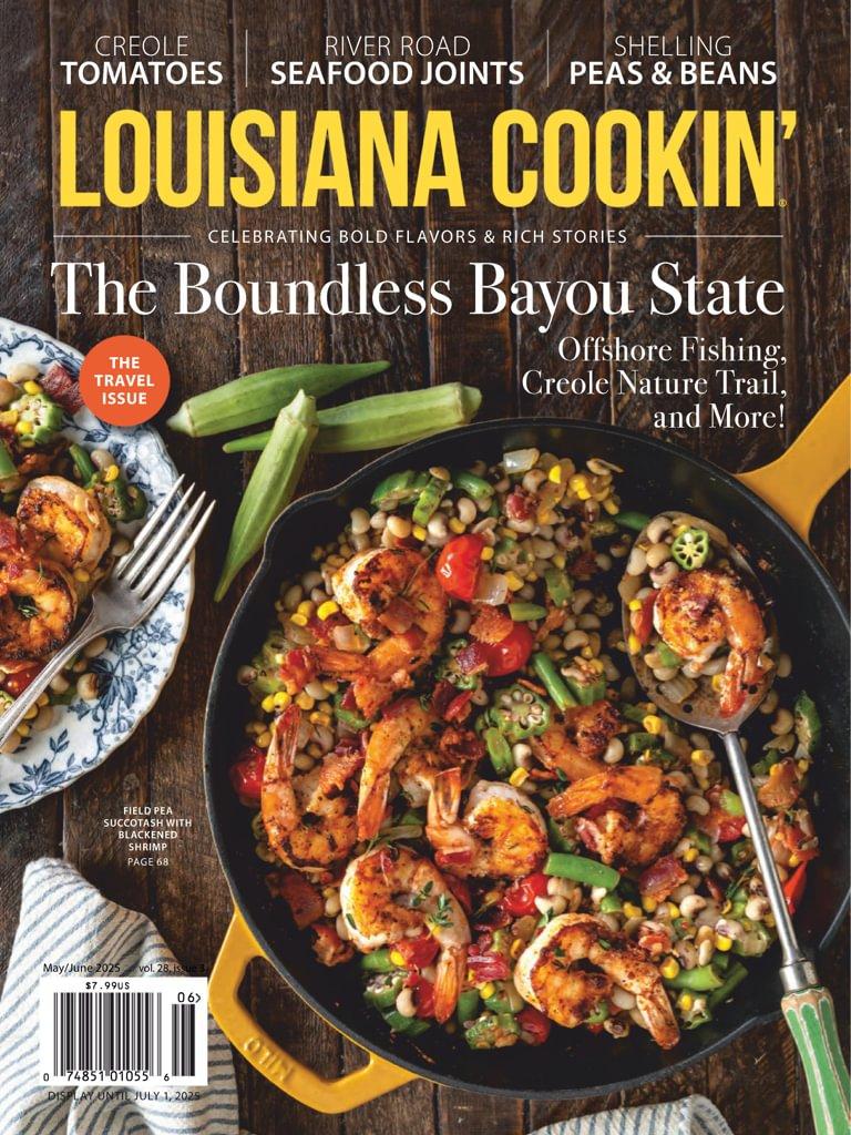 Louisiana Cookin Magazine May 1st, 2025 Issue Cover