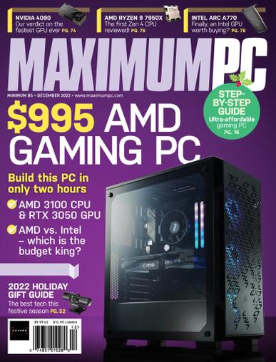 Maximum PC Magazine December 1st, 2022 Issue Cover