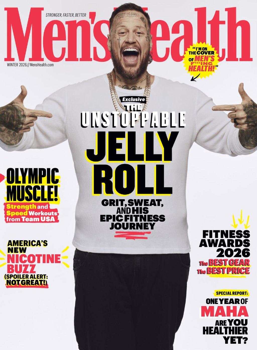 Men's Health Magazine January 7th, 2026 Issue Cover