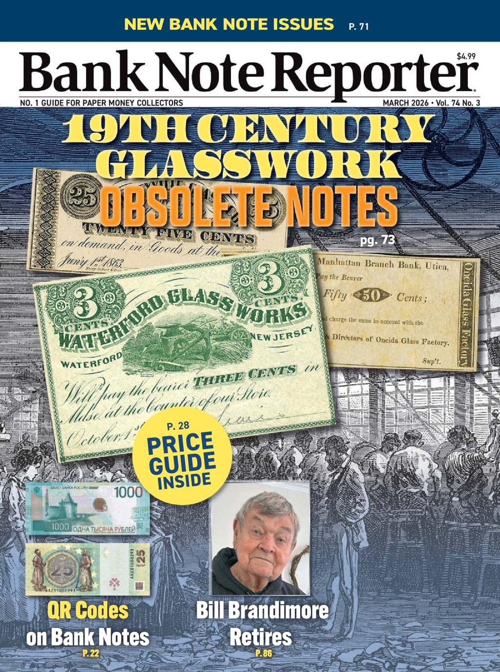 Banknote Reporter Magazine March 3rd, 2026 Issue Cover