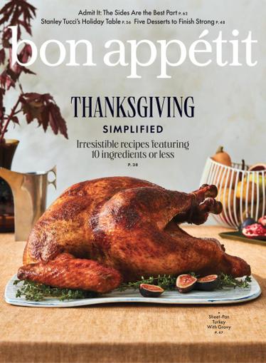 Bon Appetit Magazine November 1st, 2021 Issue Cover