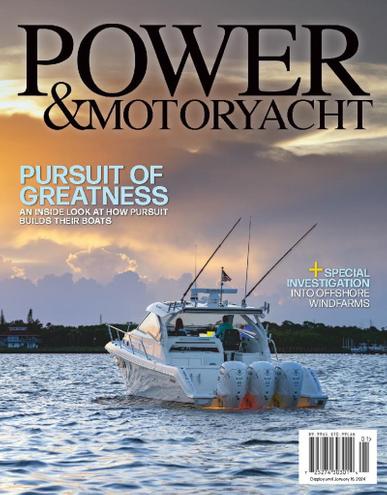 Power & Motoryacht Magazine January 1st, 2024 Issue Cover