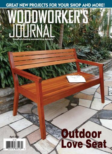 Woodworker's Journal Magazine April 1st, 2022 Issue Cover