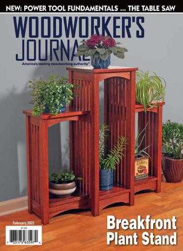 Woodworker's Journal Magazine February 1st, 2022 Issue Cover