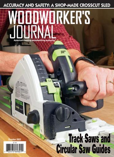 Woodworker's Journal Magazine October 1st, 2022 Issue Cover