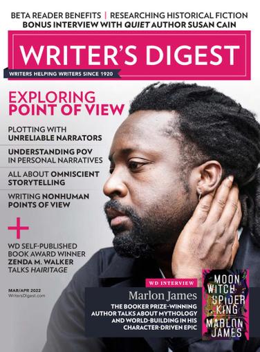 Writer's Digest Magazine March 1st, 2022 Issue Cover