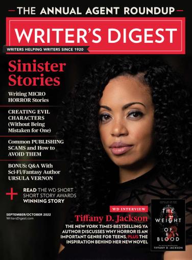 Writer's Digest Magazine September 1st, 2022 Issue Cover