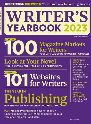 Writer's Digest Magazine January 1st, 2023 Issue Cover