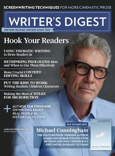 Writer's Digest Magazine January 1st, 2024 Issue Cover