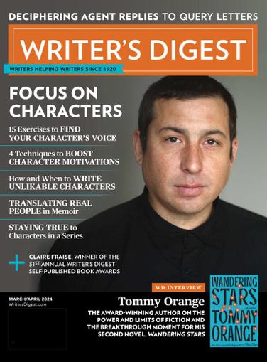 Writer's Digest Magazine March 1st, 2024 Issue Cover