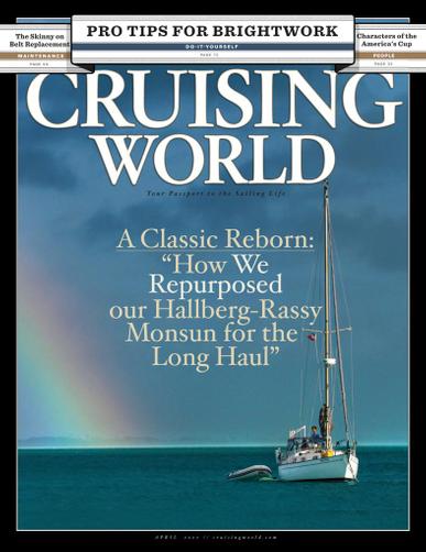 Cruising World Magazine April 1st, 2022 Issue Cover