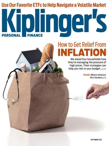 Kiplinger's Personal Finance Magazine September 1st, 2022 Issue Cover