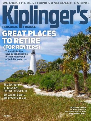 Kiplinger's Personal Finance Magazine August 1st, 2023 Issue Cover