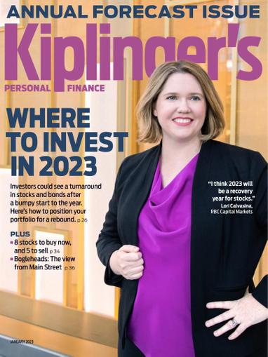 Kiplinger's Personal Finance Magazine January 1st, 2023 Issue Cover