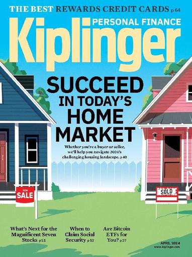 Kiplinger's Personal Finance Magazine April 1st, 2024 Issue Cover