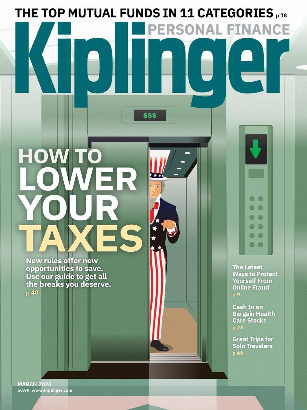 Kiplinger's Personal Finance Magazine March 1st, 2026 Issue Cover