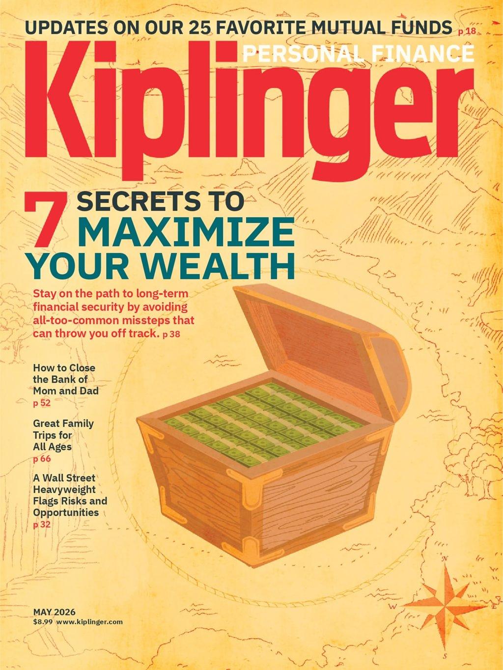 Kiplinger's Personal Finance Magazine May 1st, 2026 Issue Cover