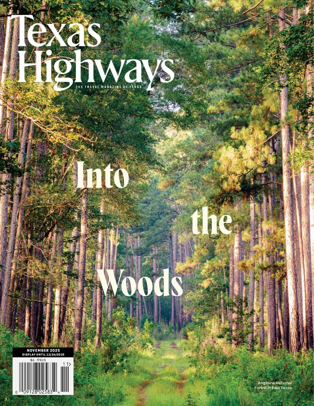 Texas Highways Magazine November 1st, 2025 Issue Cover