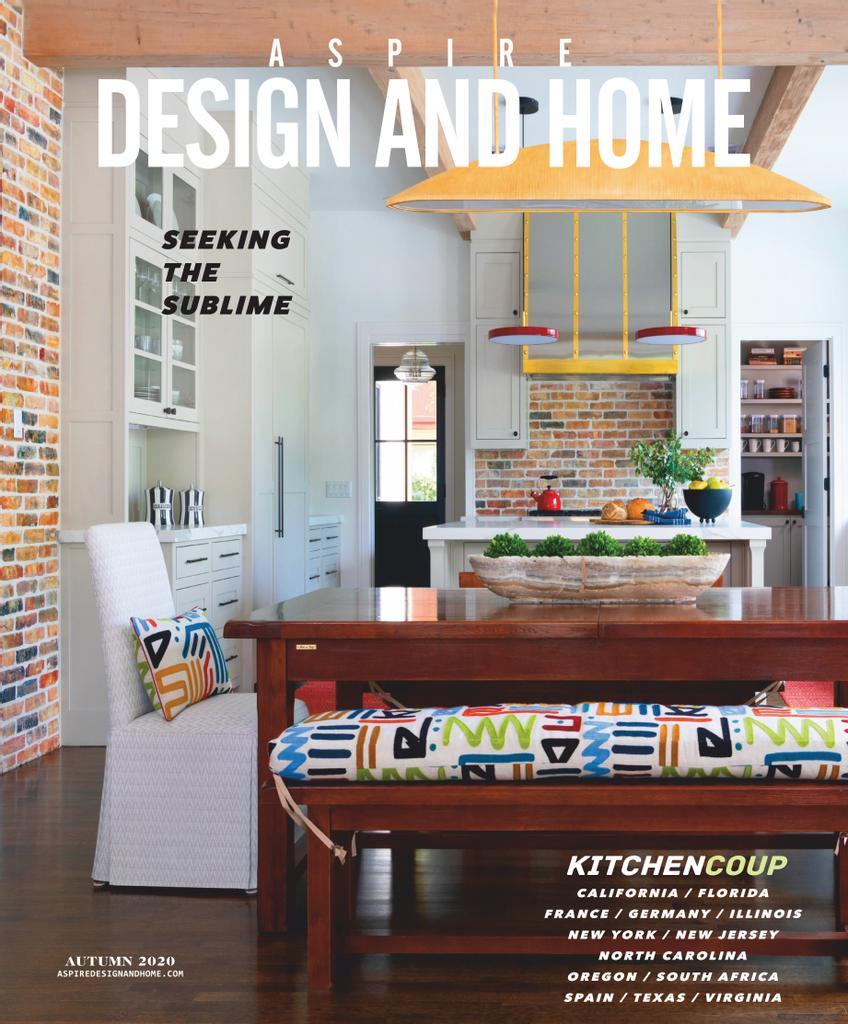 Aspire Design & Home Magazine October 1st, 2020 Issue Cover