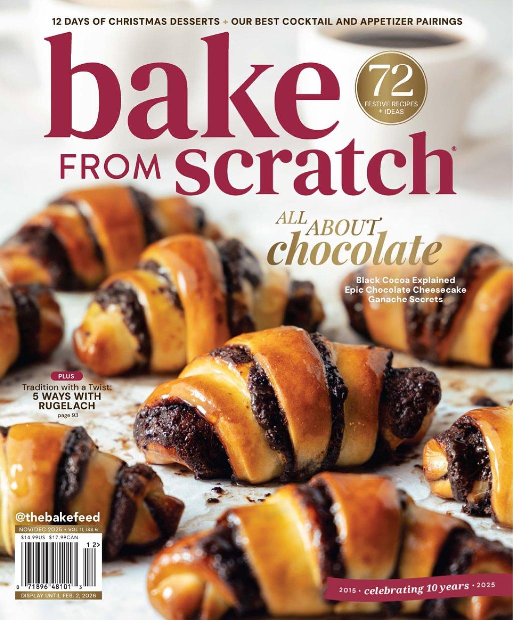 Bake From Scratch Magazine November 1st, 2025 Issue Cover