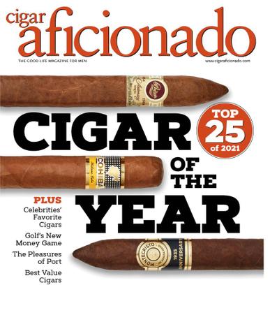 Cigar Aficionado Magazine January 1st, 2022 Issue Cover
