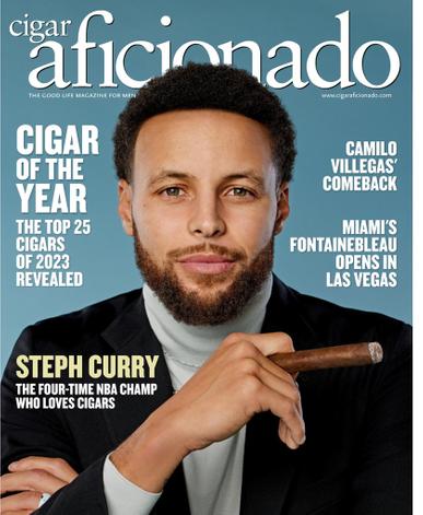 Cigar Aficionado Magazine January 1st, 2024 Issue Cover
